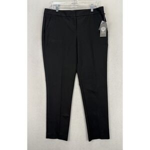 Vince Camuto Women's Sz 8 Black Pull On Mid Rise Business Office Dress Pants NWT